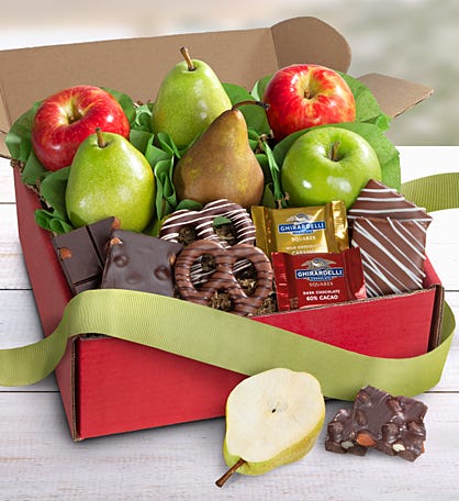 Enticing Fruit & Sweets Gift Box
